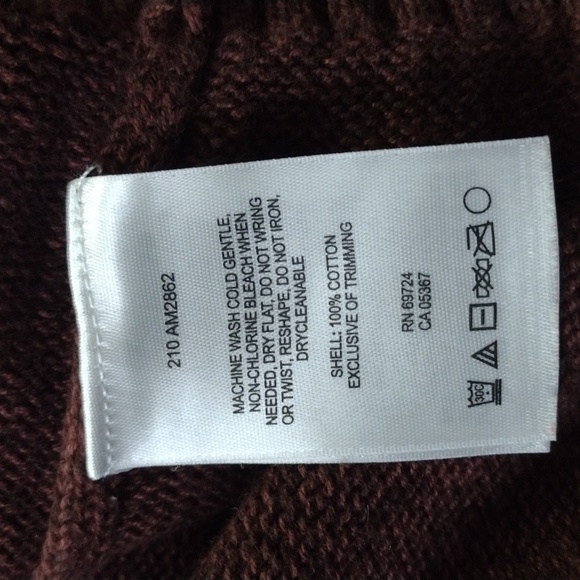 COLUMBIA Sweater XL Men's Brick  Red With Tan Stripes 1/4 Zip - Picture 10 of 11